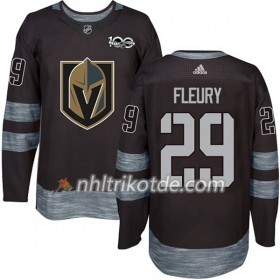 Vegas Golden Knights Trikot Marc-Andre Fleury 29 1917-2017 100th Anniversary Adidas Schwarz Authentic - Herren